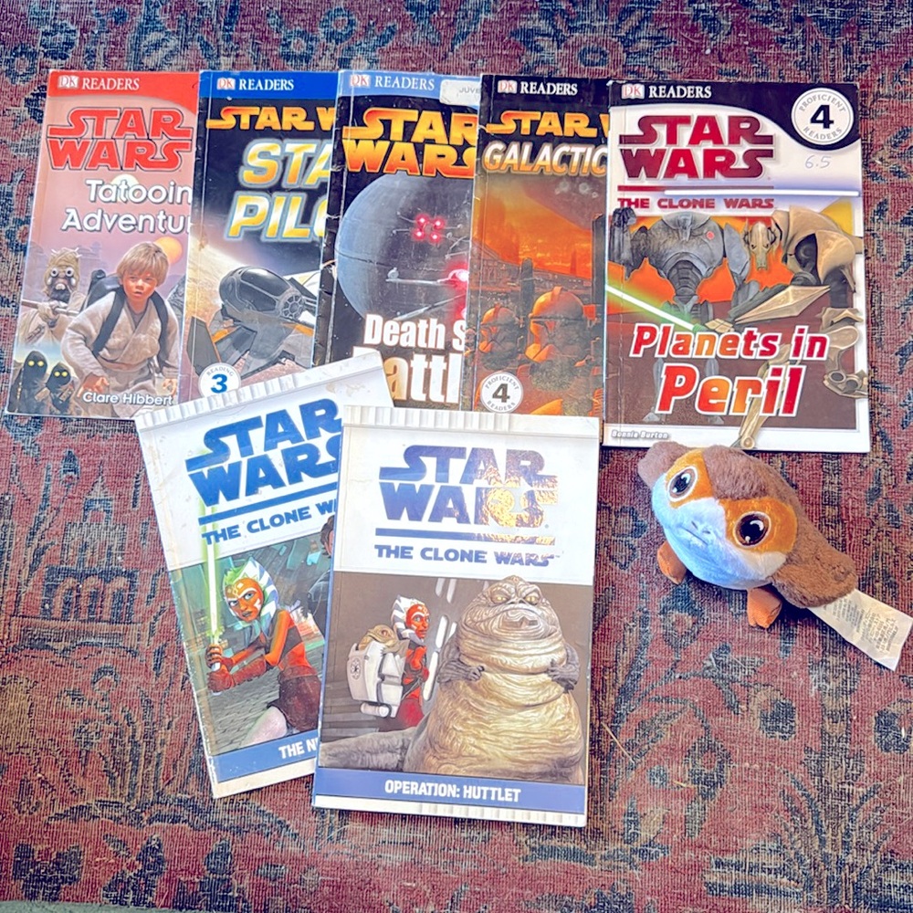 Star Wars book lot for young readers